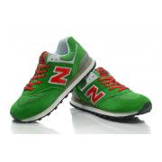 Chaussure New Balance Running 574 Homme en Vert Pas Cher